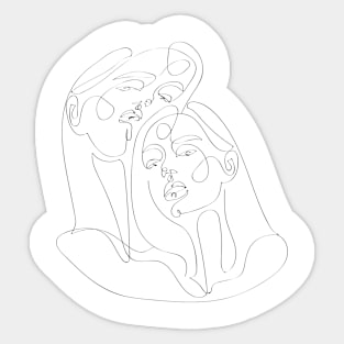 Faces Sticker